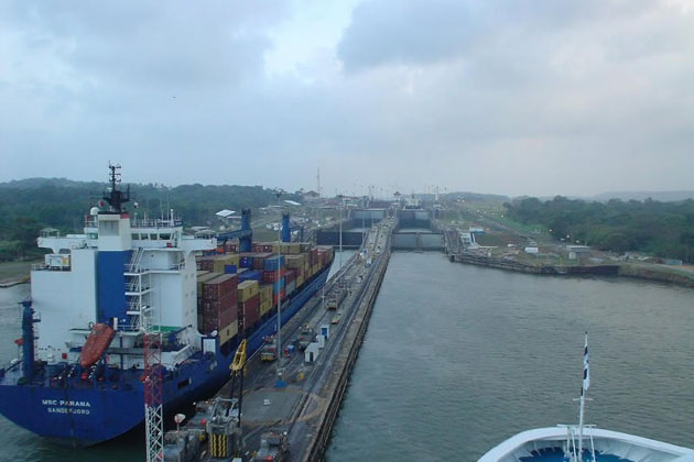 Panama Canal near Colon
